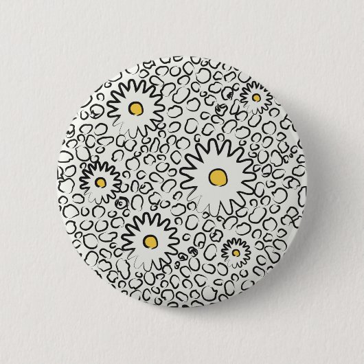 Floral Artwork Button (Voorkant)