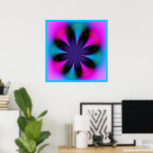Floral Aura Poster (Thuiskantoor)