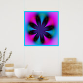 Floral Aura Poster (Keuken)