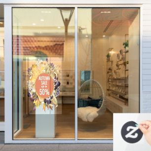 Floral Automne magasin vente panneau clous de fen