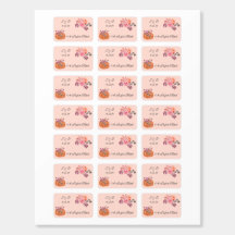 Floral Automne Matchbook Mariage Faveur