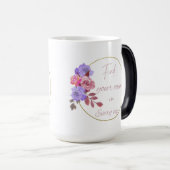 Floral avec citation de tasse (Devant droit)