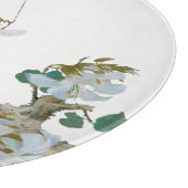  Floral Aziatische stijl pastel kleuren naam Snijplank (Hoek)