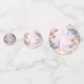 Floral Baby Shower Confetti (Achterkanten)