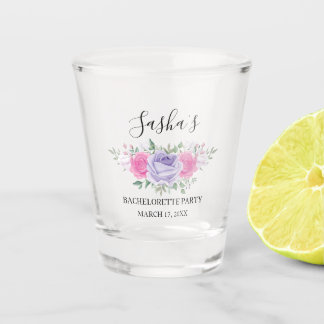 Floral Bachelorette Party Shot Glass Shot Glas