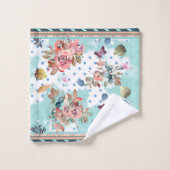 Floral Bad Handdoek (Wasdoekje)