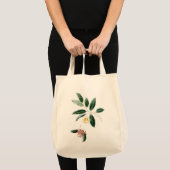Floral Bag, rode en gele bloem Tote Bag (Voorkant (product))