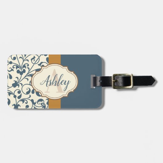  Floral Bagagelabel (Voorkant horizontaal)