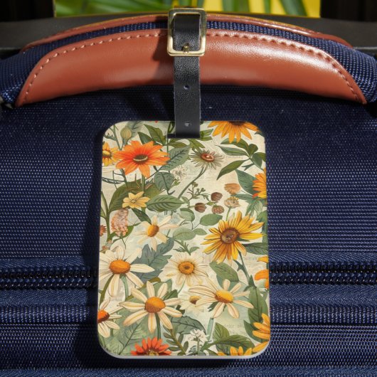 Floral  Bagagelabel (Voorkant Insitu 2)