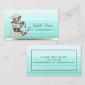 Floral Bakkerij Mixer Ombre Visitekaartje (Voorkant / Achterkant)