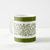 Floral Band, Mug de café vert (Devant gauche)