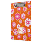 Floral Bandana Print Monogram Klembord (Links)