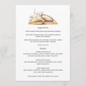 Floral Baptism- of Christening-menu Menu (Voorkant)