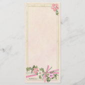 Floral Baptismal programme 1/5 (Dos)