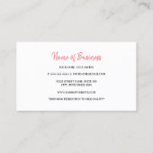 Floral Barn Antique ferme Carte de visite (Dos)