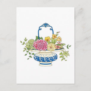 Floral Basket Briefkaart