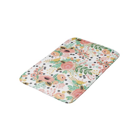 Floral Bath Mat (Gekanteld)