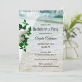 Floral Beach Lace Bachelorette Kaart (Staand voorkant)