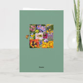 Floral Beauté Custom Texte Soeur Carte Anniversair (Dos)