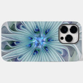 Floral Beauty Abstracte Modern Blue Pastel Flower Case-Mate iPhone Case (Achterkant (horizontaal))