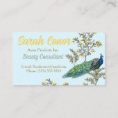 Floral Beauty Consultant Carte de visite (Devant)