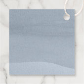 Floral bedankt Dusty Blue ID771 Bedankjes Labels (Achterkant)