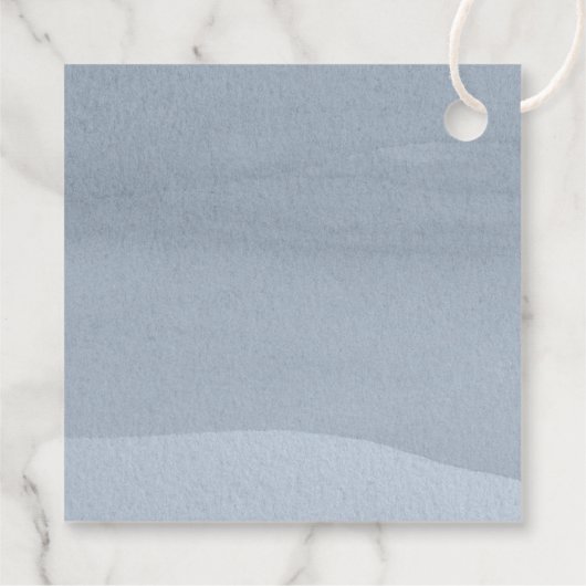 Floral bedankt Dusty Blue ID771 Bedankjes Labels (Achterkant)