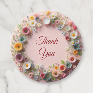 Floral Bedankt voor het Label