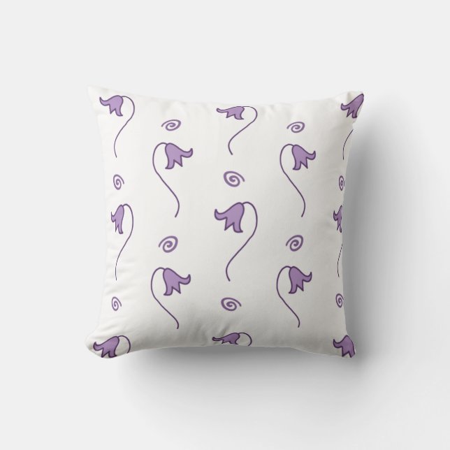 Floral Bells Pattern Kussen (Voorkant)