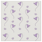 Floral Bells Pattern Stof (Close Up)