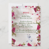 Floral & Berries Christmas Holiday Tea Invitation (Dos)