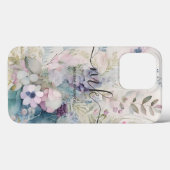 Floral Berries Ferns Monogram Case-Mate iPhone Case (Achterkant (horizontaal))