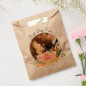 Floral Best Day Ever Foto Hartelijk dank voor brui Bedankzakje (Gezegeld)