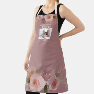 Floral Best Grandmoeder EVER Elegant Waterverf Schort
