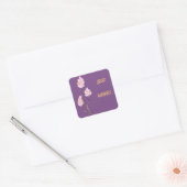 Floral Best Wishes Sticker (Envelop)