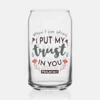 Floral Bible Verse Art 'Ik heb mijn vertrouwen in 