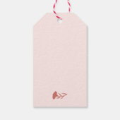 Floral Bible Verse Art 'Ik heb mijn vertrouwen in Cadeaulabel (Achterkant)