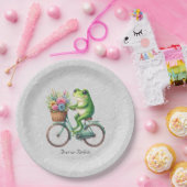 Floral Bicycle Frog Paper Bord (Feest)