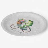 Floral Bicycle Frog Paper Bord (Gekanteld)