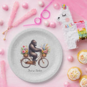 Floral Bicycle Gorilla Paper Bord (Feest)