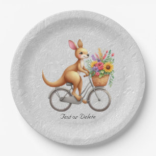 Floral Bicycle Kangaroo Paper Bord
