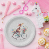 Floral Bicycle Kangaroo Paper Bord (Feest)