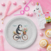 Floral Bicycle Pinguin Paper Bord (Feest)