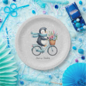 Floral Bicycle Pinguin Paper Bord (Feest)