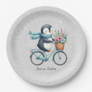 Floral Bicycle Pinguin Paper Bord