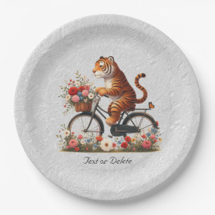 Floral Bicycle Tiger Paper Bord