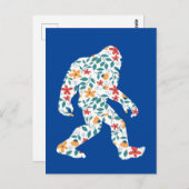 FLORAL BIGFOOT BRIEFKAART (Voorkant / Achterkant)