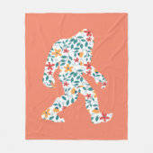 FLORAL BIGFOOT FLEECE DEKEN (Voorkant)