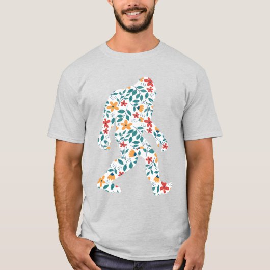 FLORAL BIGFOOT T-SHIRT (Voorkant)