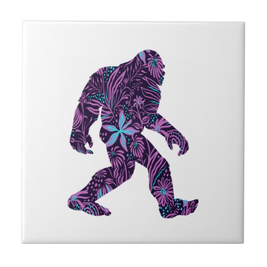 FLORAL BIGFOOT TEGELTJE (Voorkant)